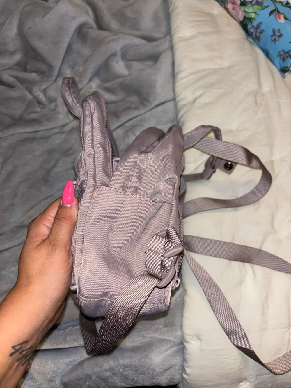 Women's Mini Backpack in Dusty Mauve